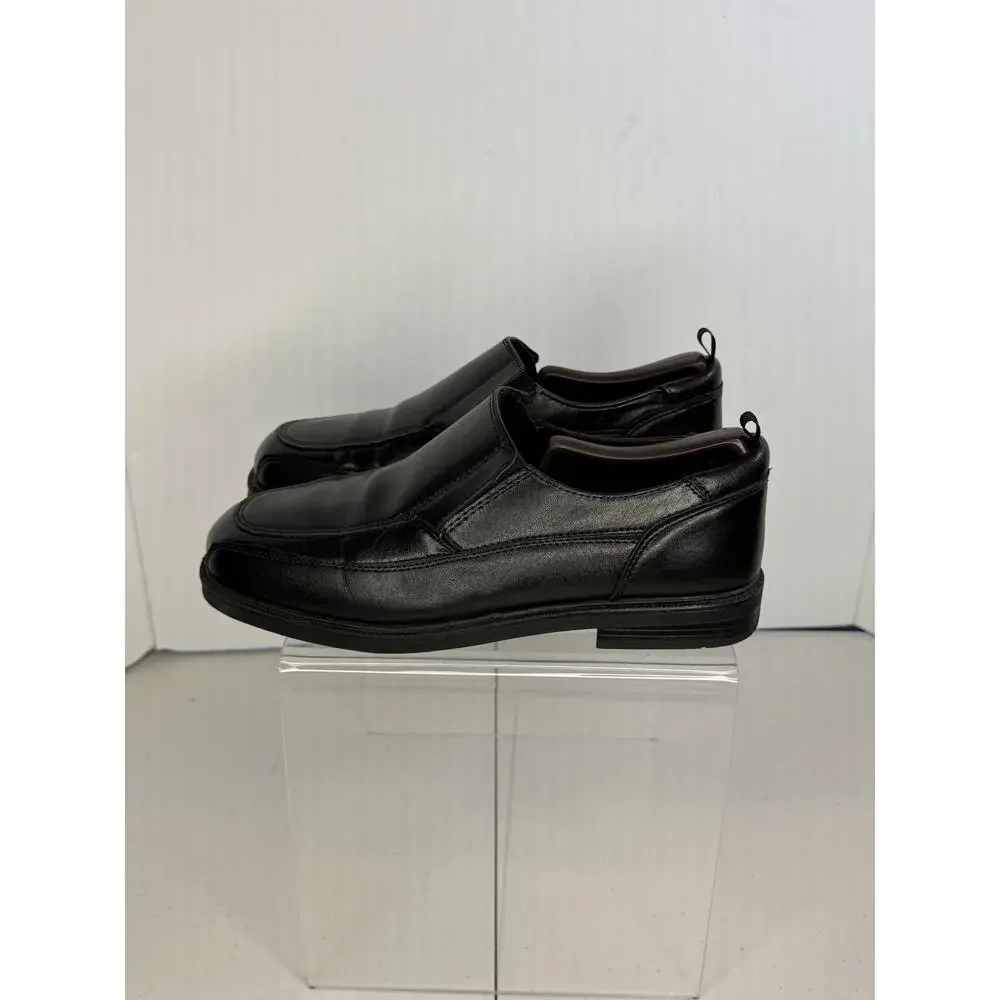Wonder Nation Kids Slip On Dress Shoes Black Size 6 Church Wedding Communion